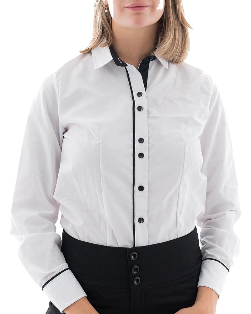 Camisa Blanca Manga Larga