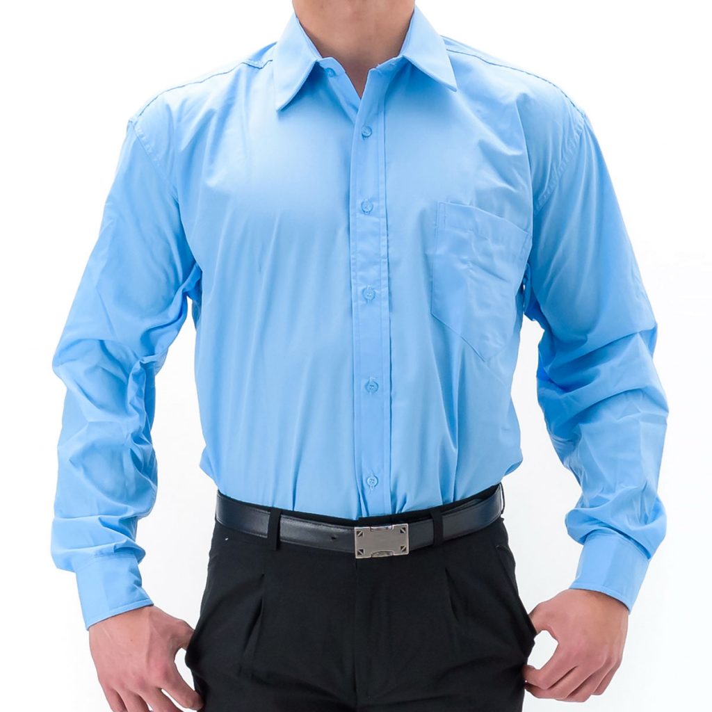camisa de vestir celeste hombre 1