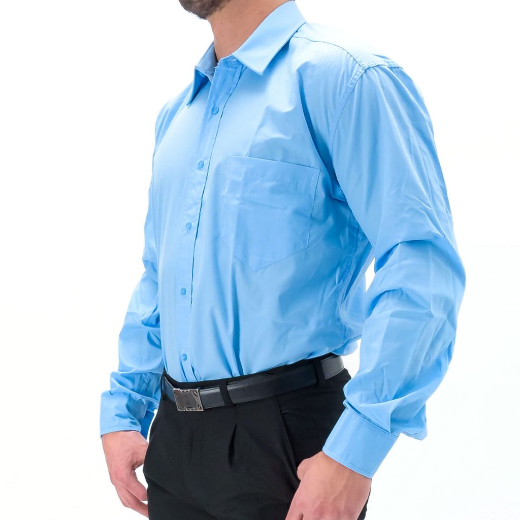 camisa de vestir celeste hombre 2
